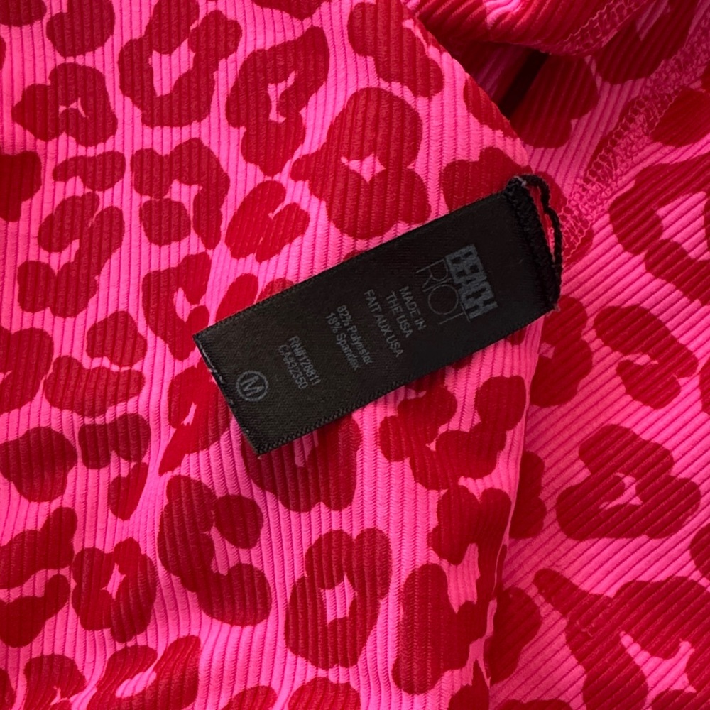 Beach Riot Pink Leopard Activewear Set - Picture 2 of 3